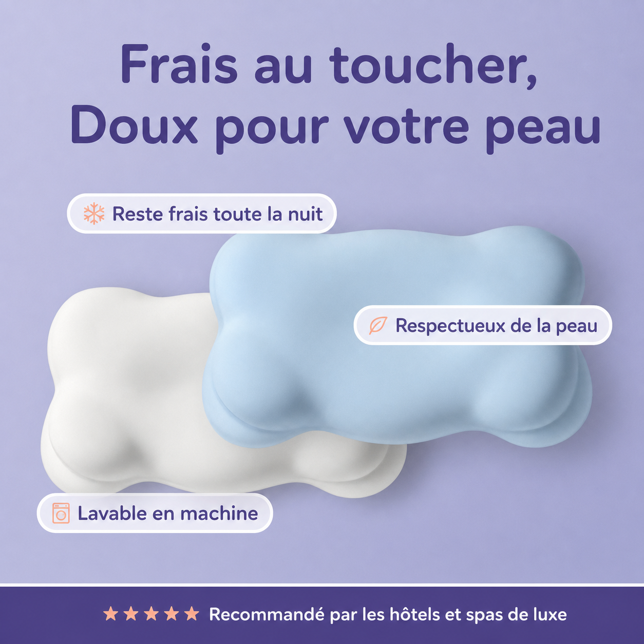 Taie d'oreiller rafraîchissante