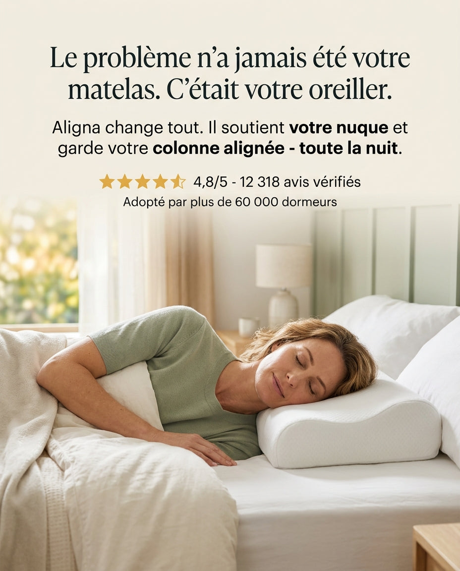 Dites adieu aux douleurs cervicales au réveil